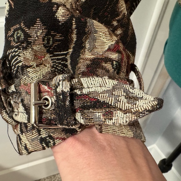 Cat Lady Women's jacquard Moto Jacket - Picture 5 of 7